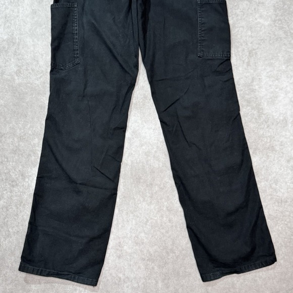 Carhartt Women's Rugged Flex Loose Fit Canvas Work Pants 4 Reg BN2080-W Black - Picture 6 of 13
